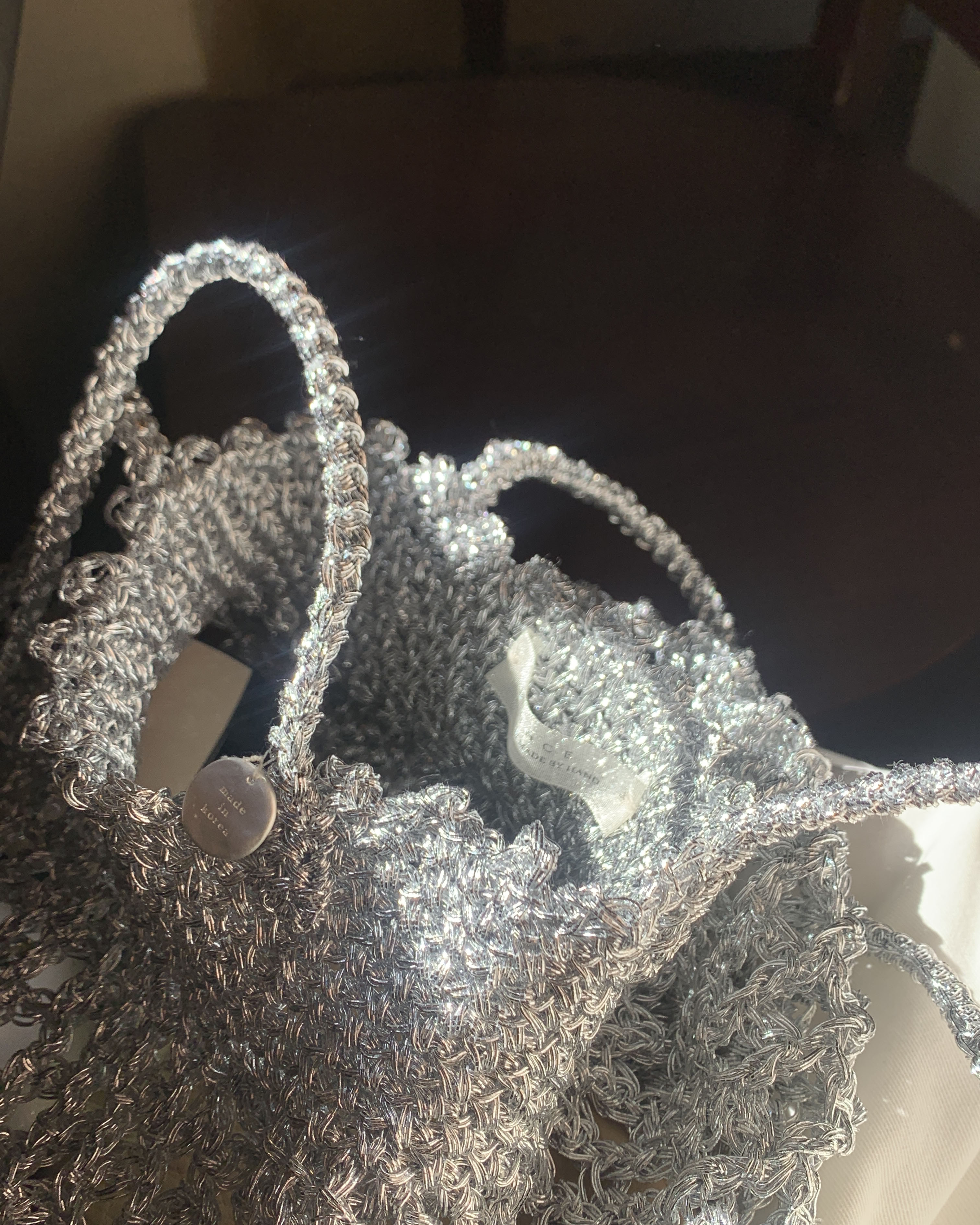 (Pre-order) Glitter handmade bag